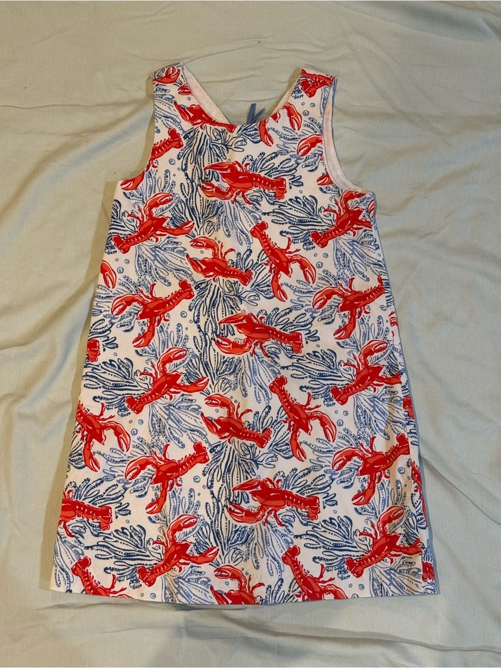 New Without Tags Tommy Bahama Red Lobster Print Tank Dress